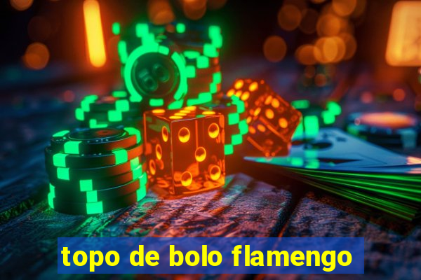 topo de bolo flamengo